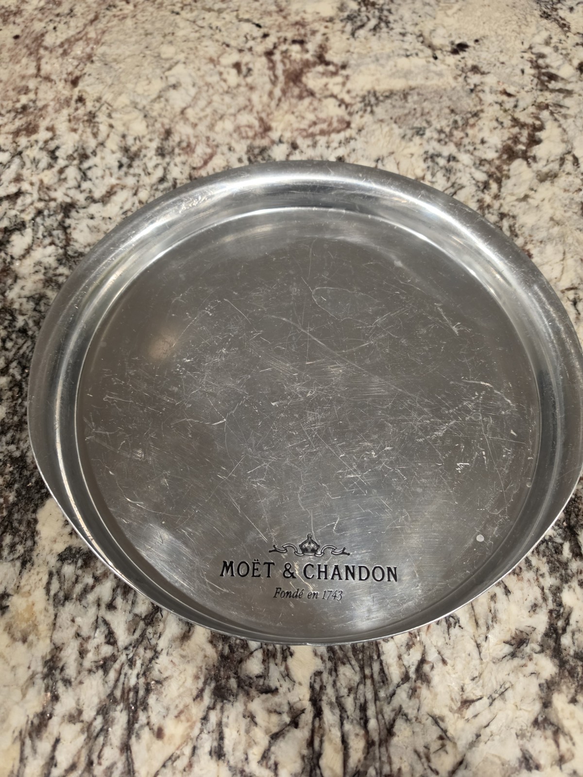 Vintage Moët & Chandon Serving Tray for Bar, Candles, Perfumes & Much More