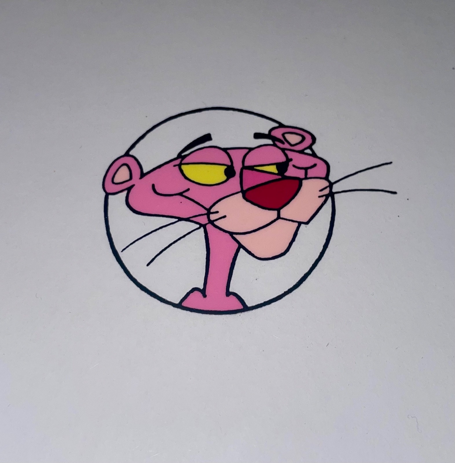 Pink Panther Original Production Cel Hand-Painted 1960s Vintage Animation Art