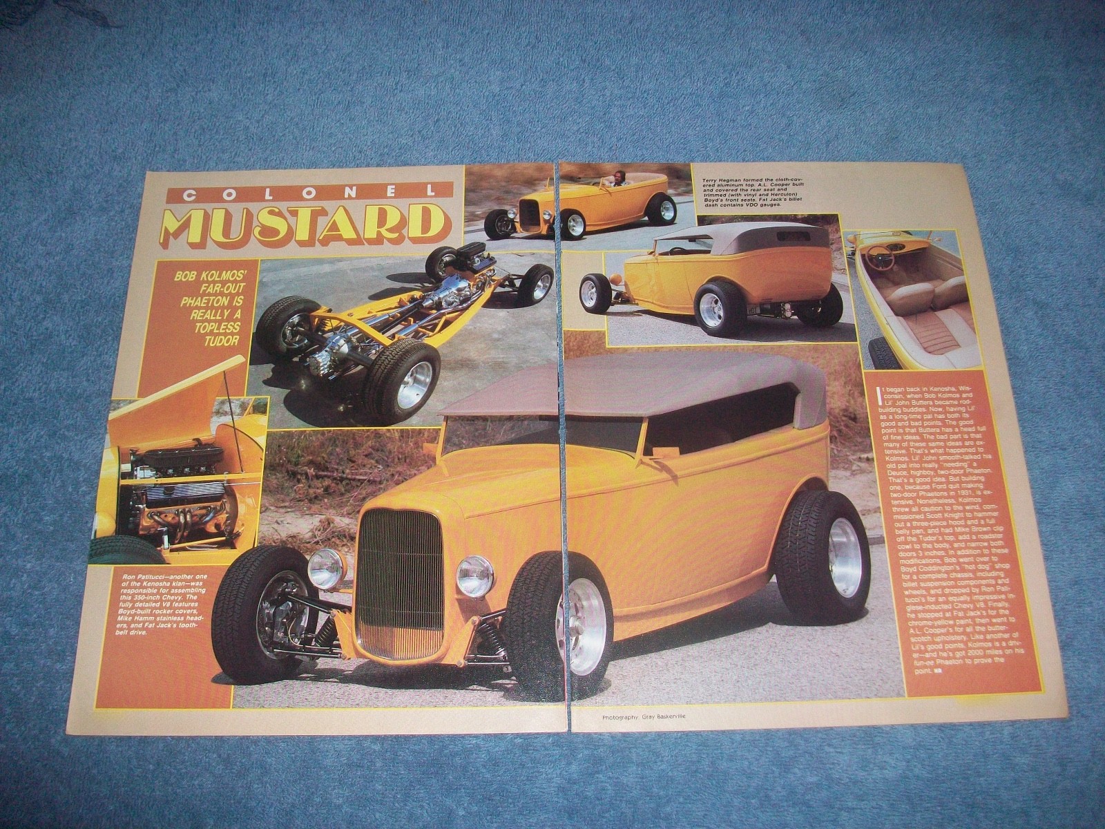1932 Ford Highboy 2-Door Phaeton Vintage Street Rod Article 