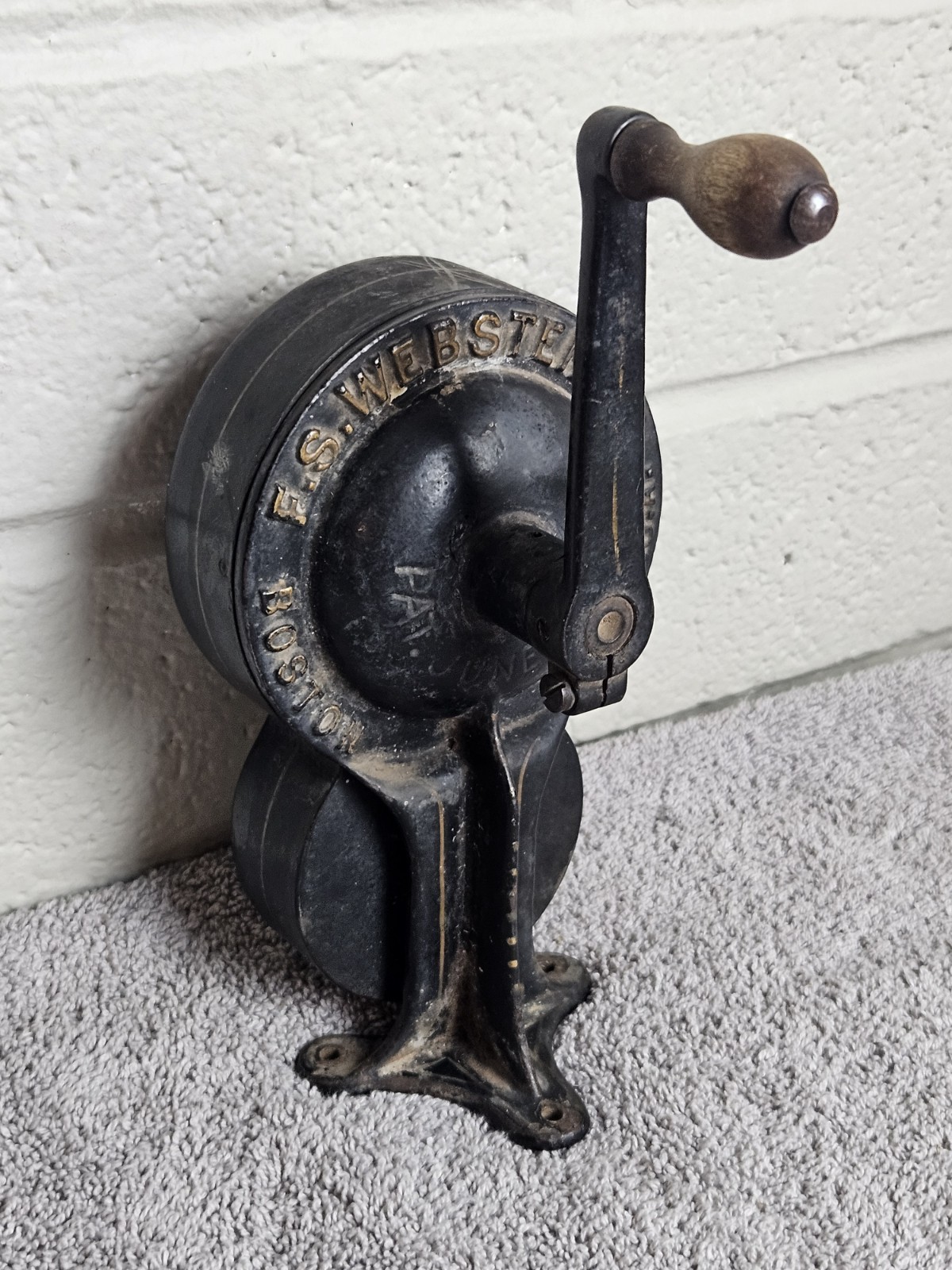 F.S. Webster Co. Cast Iron Pencil Sharpener 1892