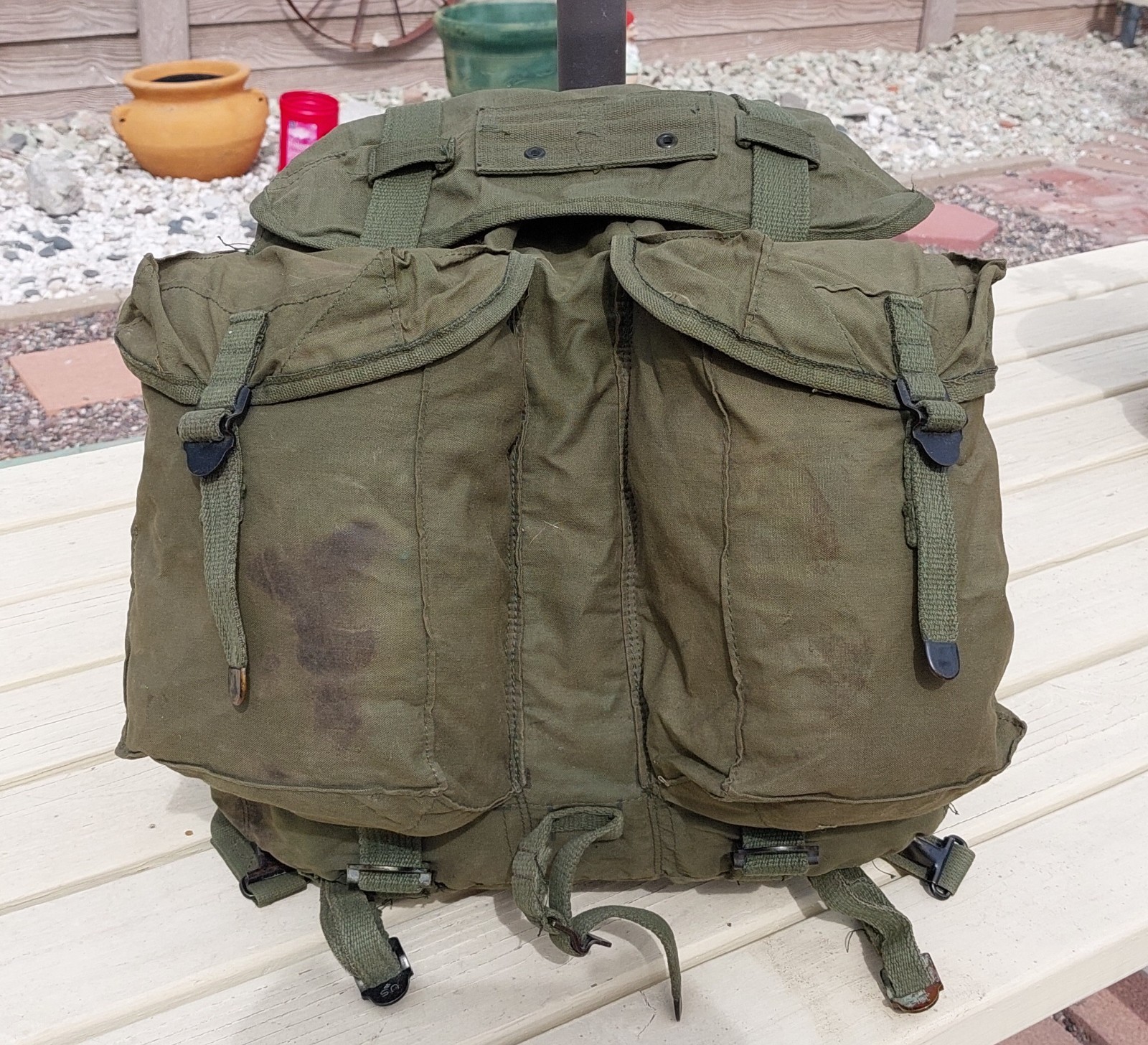 VIETNAM Era ARVN Rucksack X-Frame Back Pack MACV