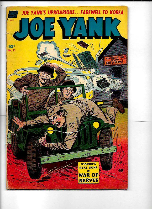 1954 Joe Yank # 15 Standard Comics Nice   