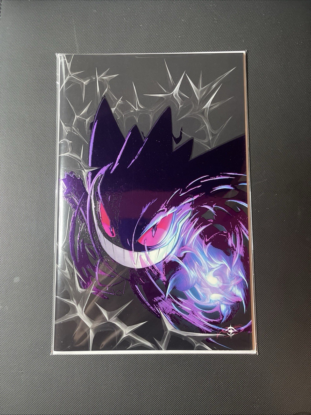 Grim Shady Fate Satoshi Tajiri Pavio Ramas Gengar Purple Foil Variant LTD 75 COA