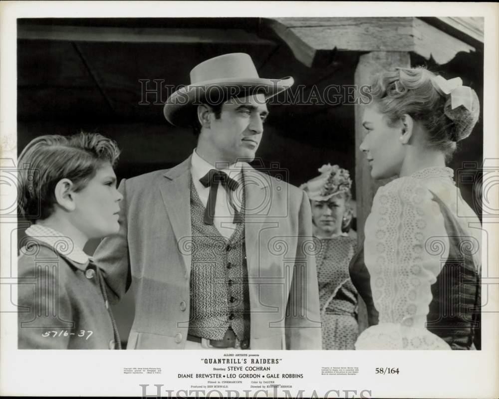 1958 Press Photo Diane Brewster and Steve Cochran in 