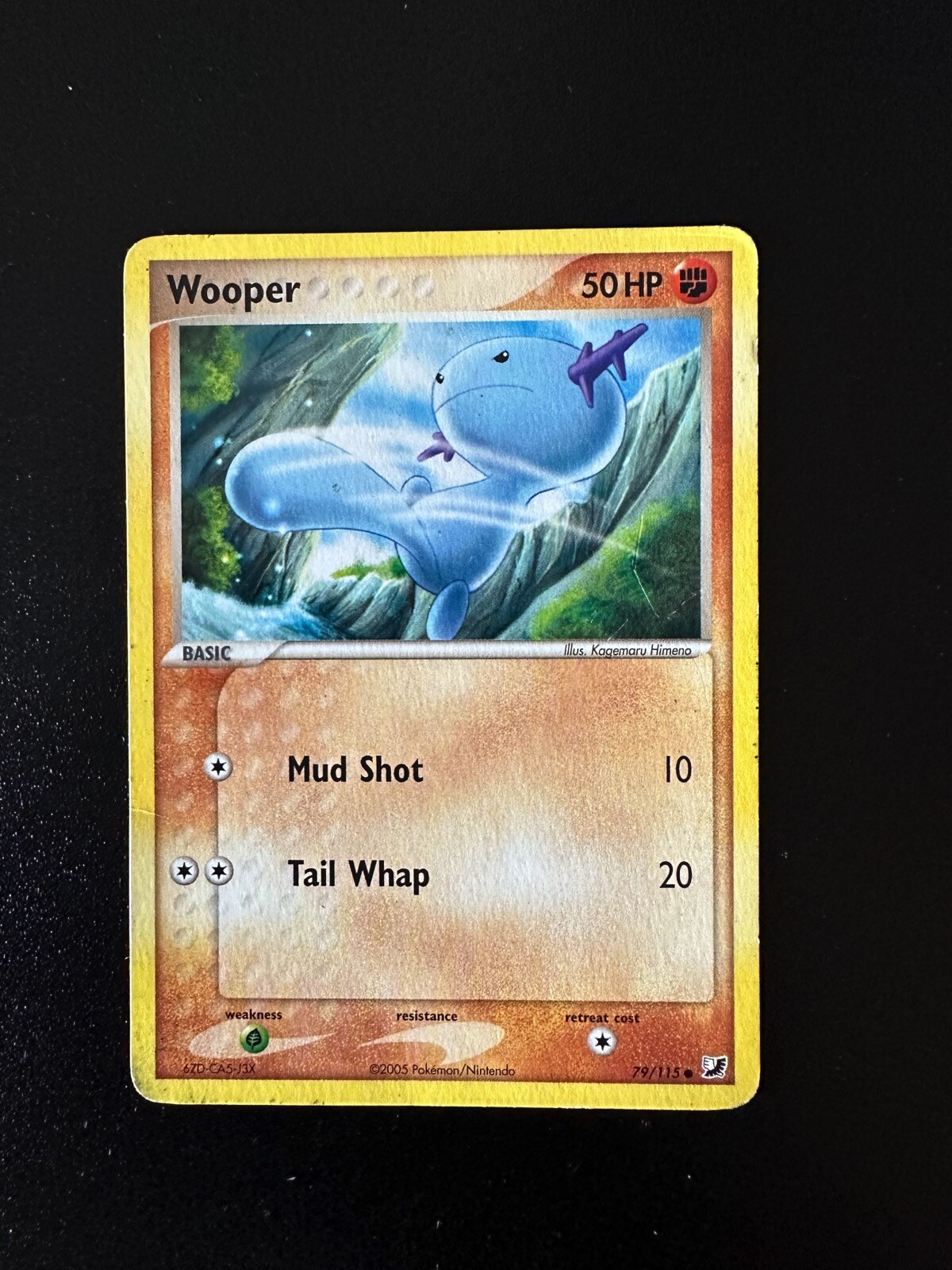 Pokemon Card WOOPER 79/115 Mud Shot Tail Whap English