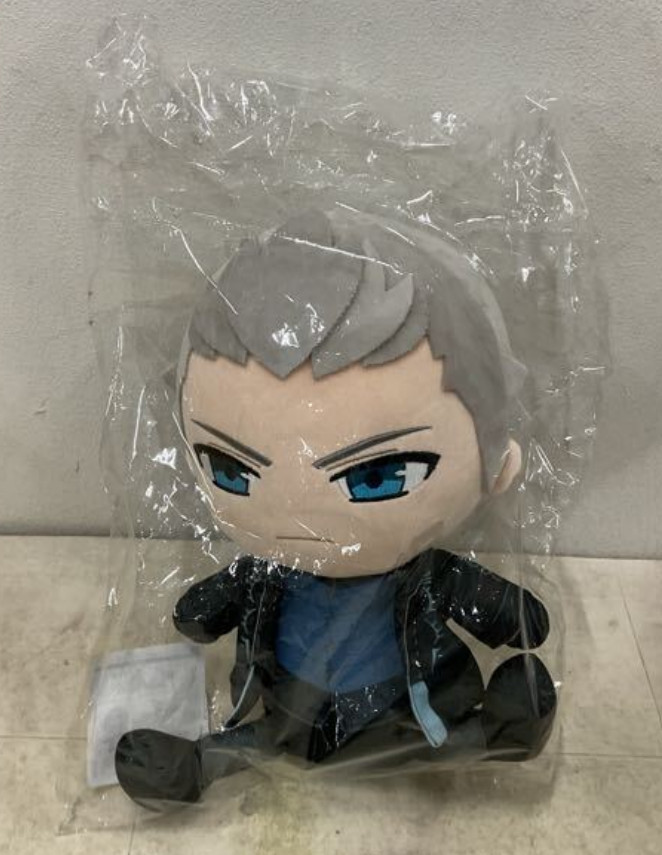 Devil May Cry 5 DMC5 Vergil S Prize Sitting Plush Capcom Kapu Kuji Japan New