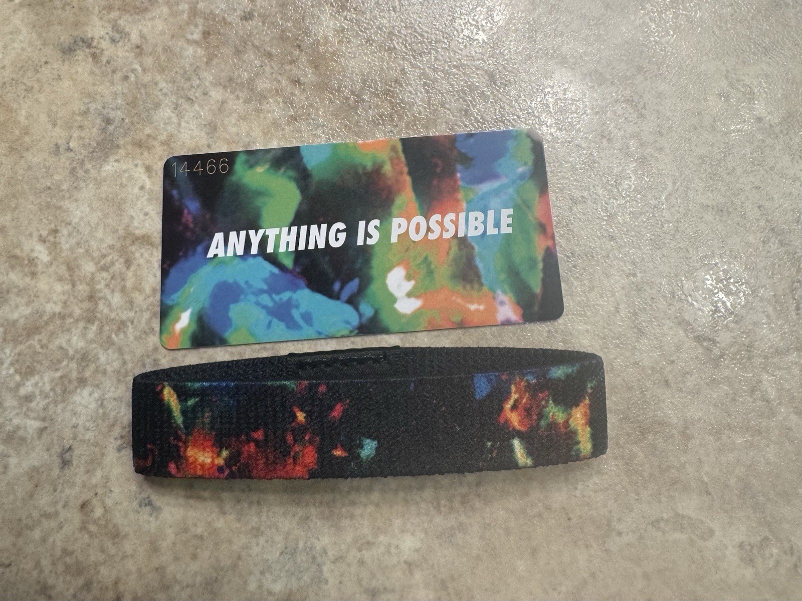 ZOX **ANYTHING IS POSSIBLE** Silver Single medium band w/Card #14466 New