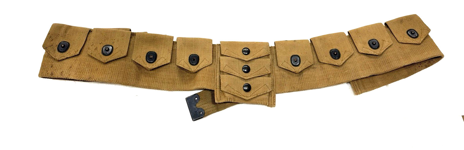 ORIGINAL WWI US ARMY M1912 CALVERY BANDOILIER CARTRIDGE BELT MILLS 1917