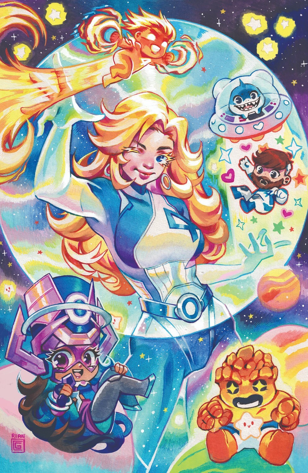 MARVEL RIVALS #1 - RIAN GONZALES VIRGIN VARIANT C2E2 CHICAGO 2025