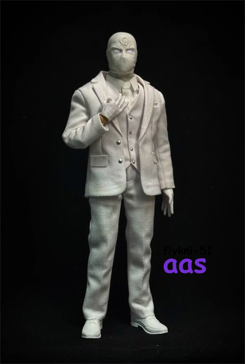 1/12 Moon Knight Mr. Knight Suit Style Atoncustom Action Figure Damage Version