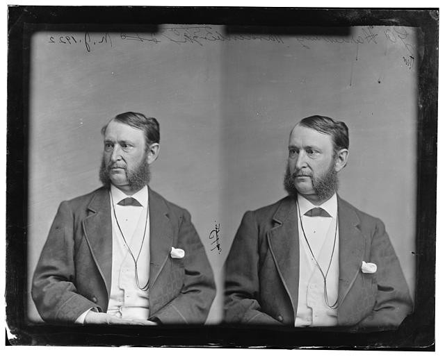 Photo:Hon. G.A. Hardenburgh New Jersey 1880s Cabinet Portrait
