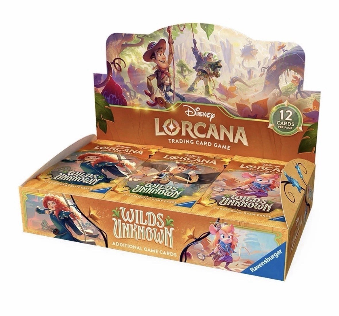 Ravensburger Disney Lorcana TCG WILD UNKNOWN Booster Box 2024 Sealed ENG