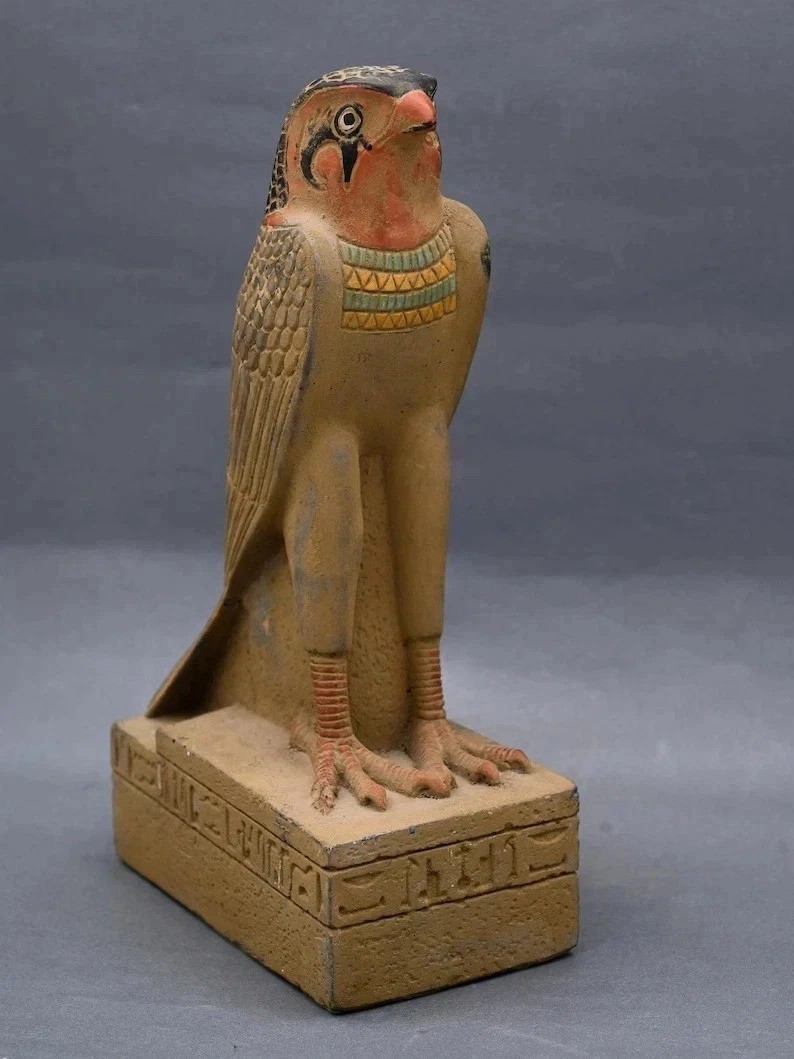 Rare Pharaonic Statue of God Horus : Authentic Ancient Egyptian Artifact 235 BC