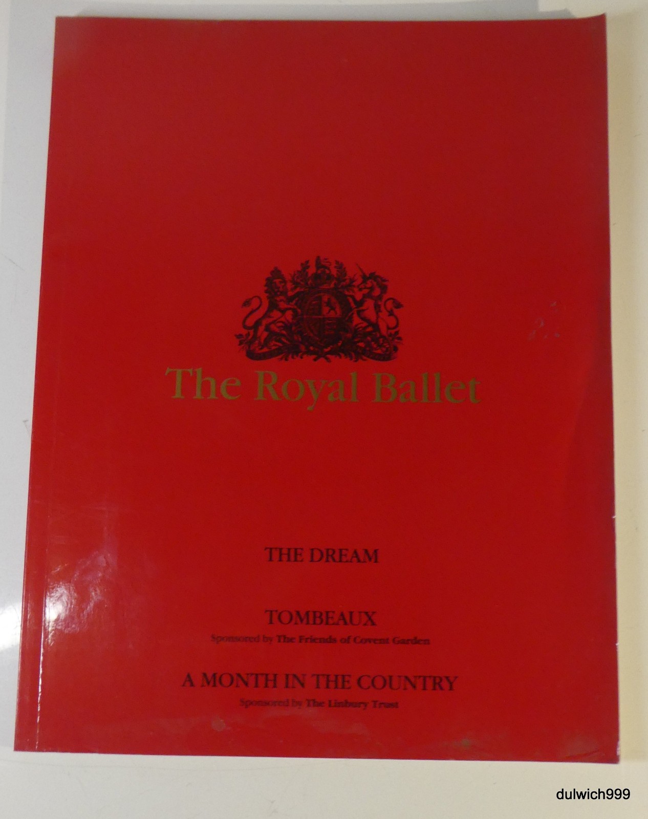 ROYAL BALLET – THE DREAM / TOMBEAUX / A MONTH IN THE COUNTRY – 1994