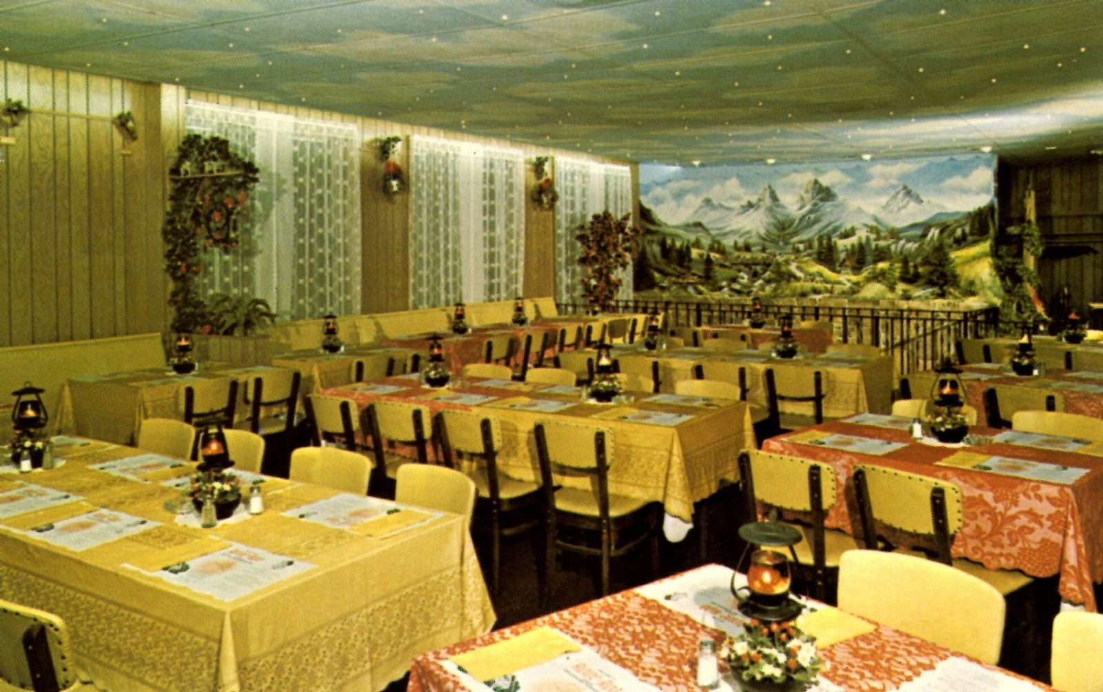 Wilmot, Ohio - Dine at the Alps Chalet - Alpine-Alpa on Rte. 62 - 1950s