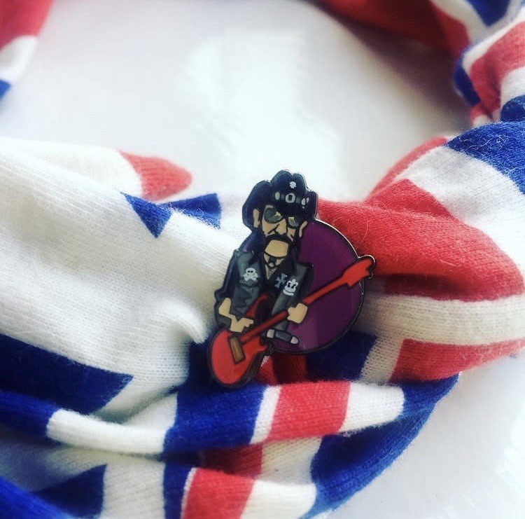 Rare, Limited Edition Lemmy, Motorhead & Hawkwind Pin Badge, A Guy Called Minty Rare, Limited Edition Lemmy, Motorhead & Hawkwind Pin Badge, A Guy Called Minty