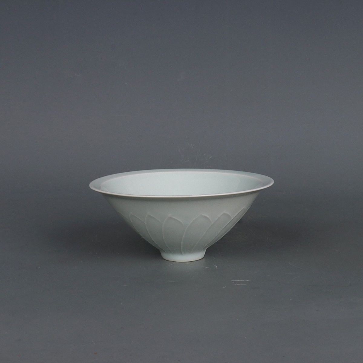 Tian Kiln Qingbai Glaze Carved Bowl Antique Style Porcelain From Jingdezhen