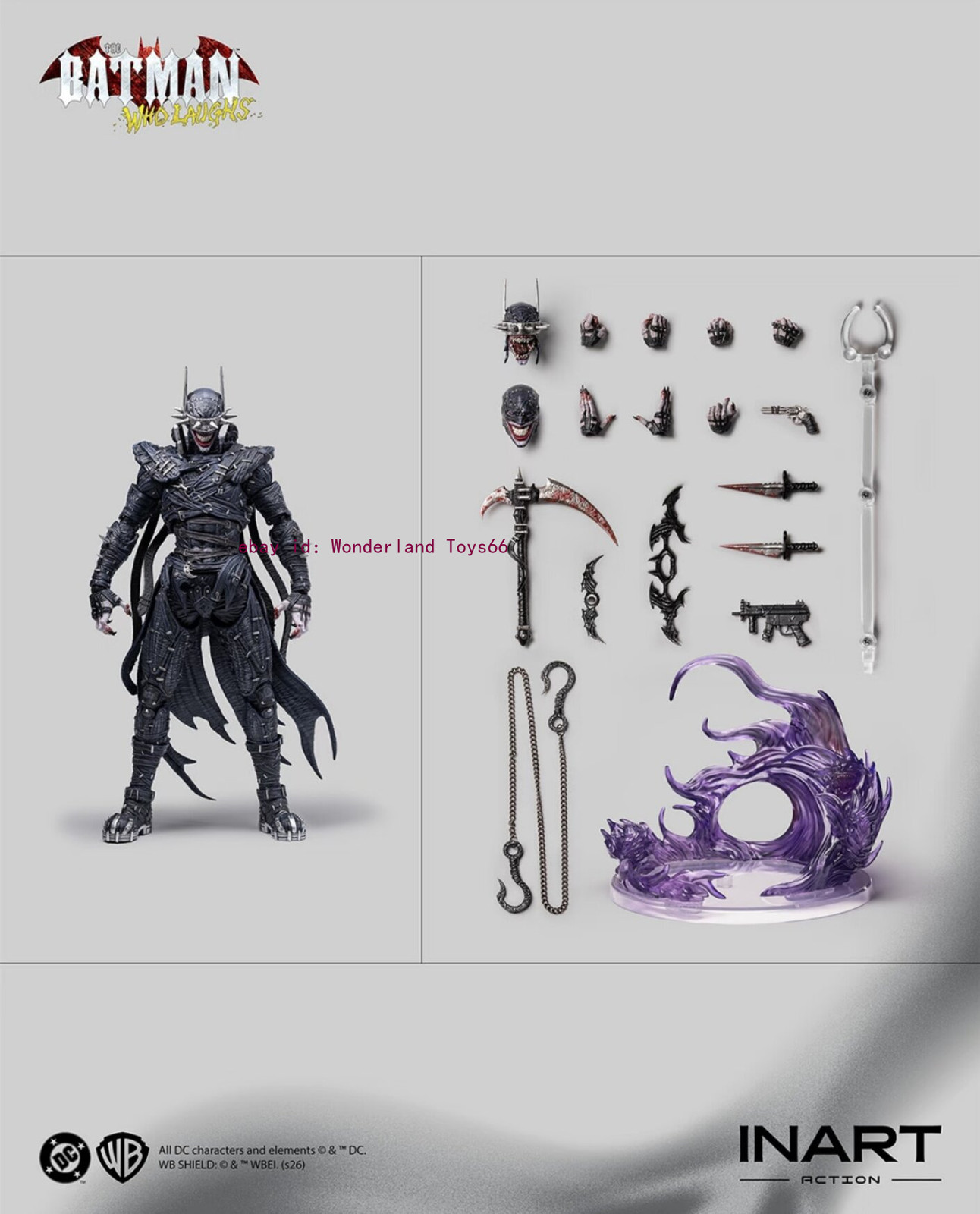 INART 1/12 Scale MAG C0002 The Batman Who Laughs Action Figure Model