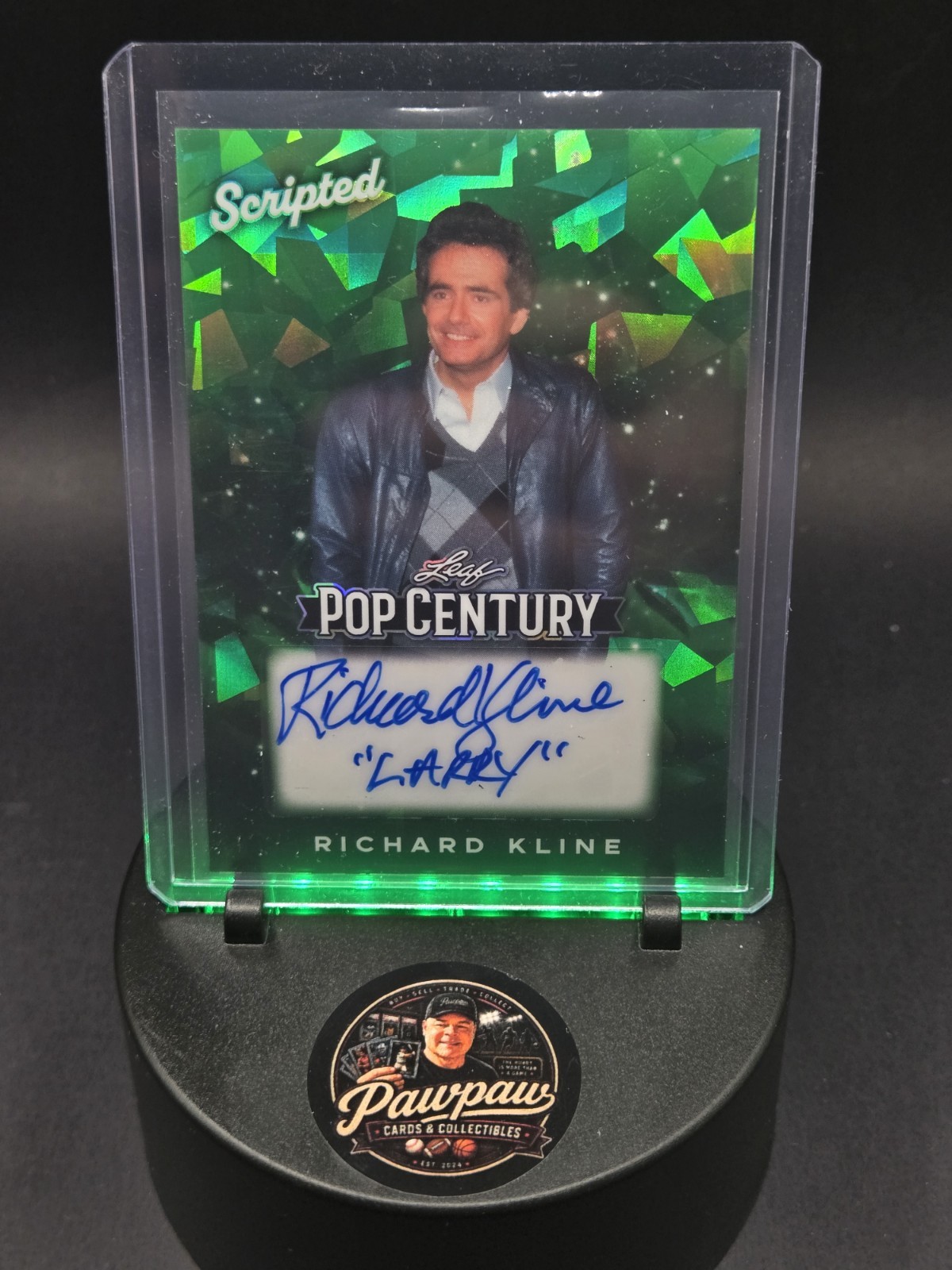 Richard Kline 2026 Leaf Pop Century Scripted 1/1 Auto Larry Three's Company