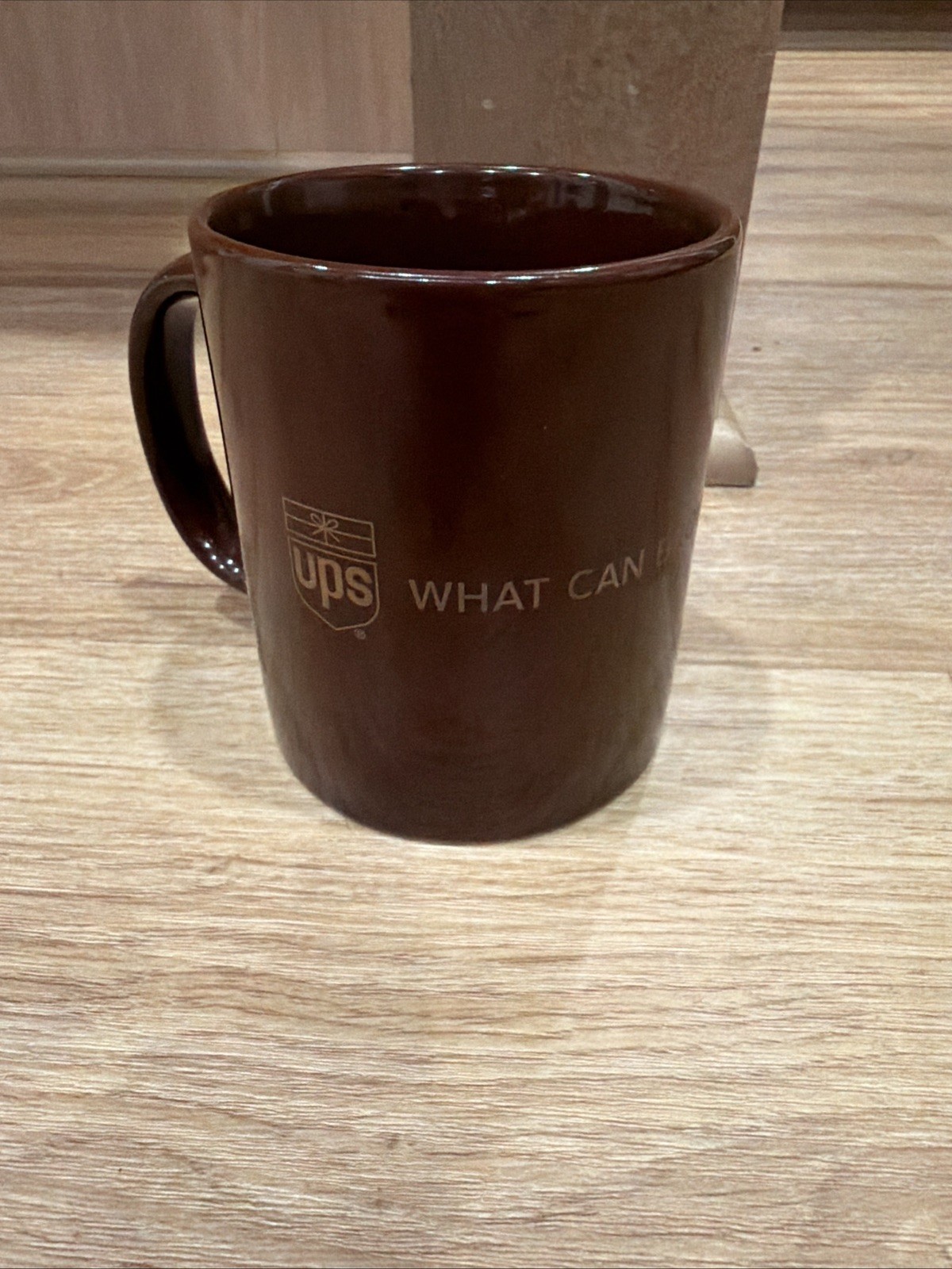 Vintage UPS United Parcel Service Coffee Mug what can Brown Do For You