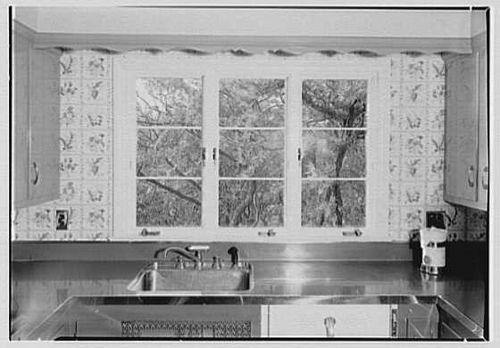 Photo:Smoke Rise New Jersey Myers Residence 1950s Kitchen Window View