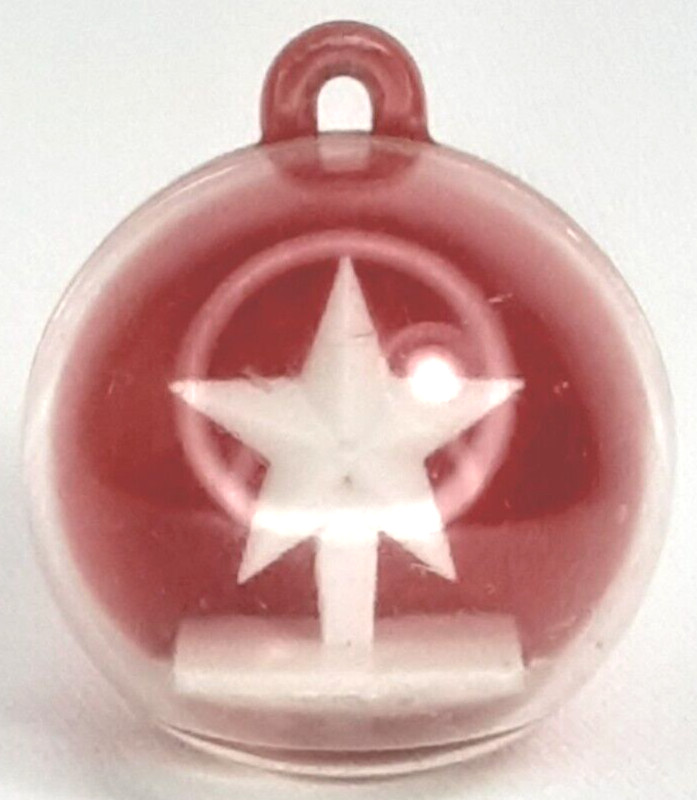 Antique 1940s Kusan Star Diorama Christmas Kristles Ornament Made In USA