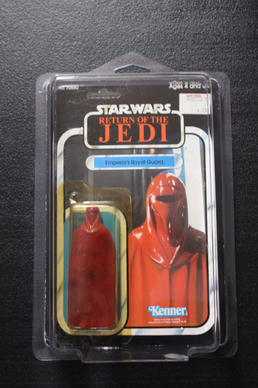 Vintage 1983 Star Wars ROTJ EMPEROR\'S ROYAL GUARD Action Figure 77 Back Carded