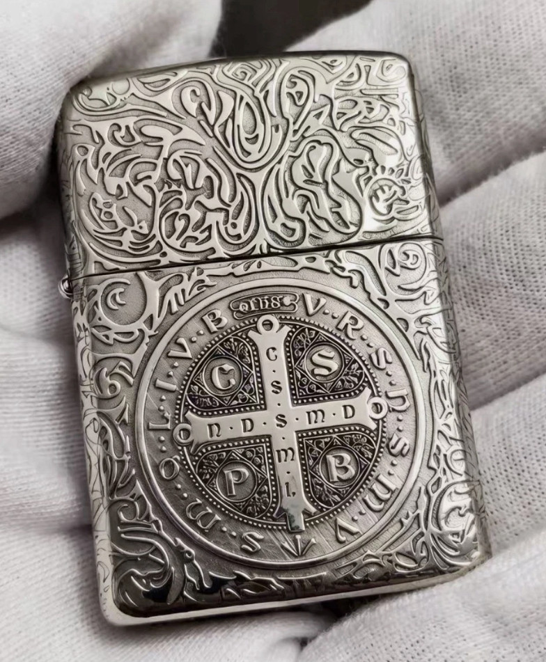 Zippo Constantine Silver Engraved Lighter 5 Sides – New in Box
