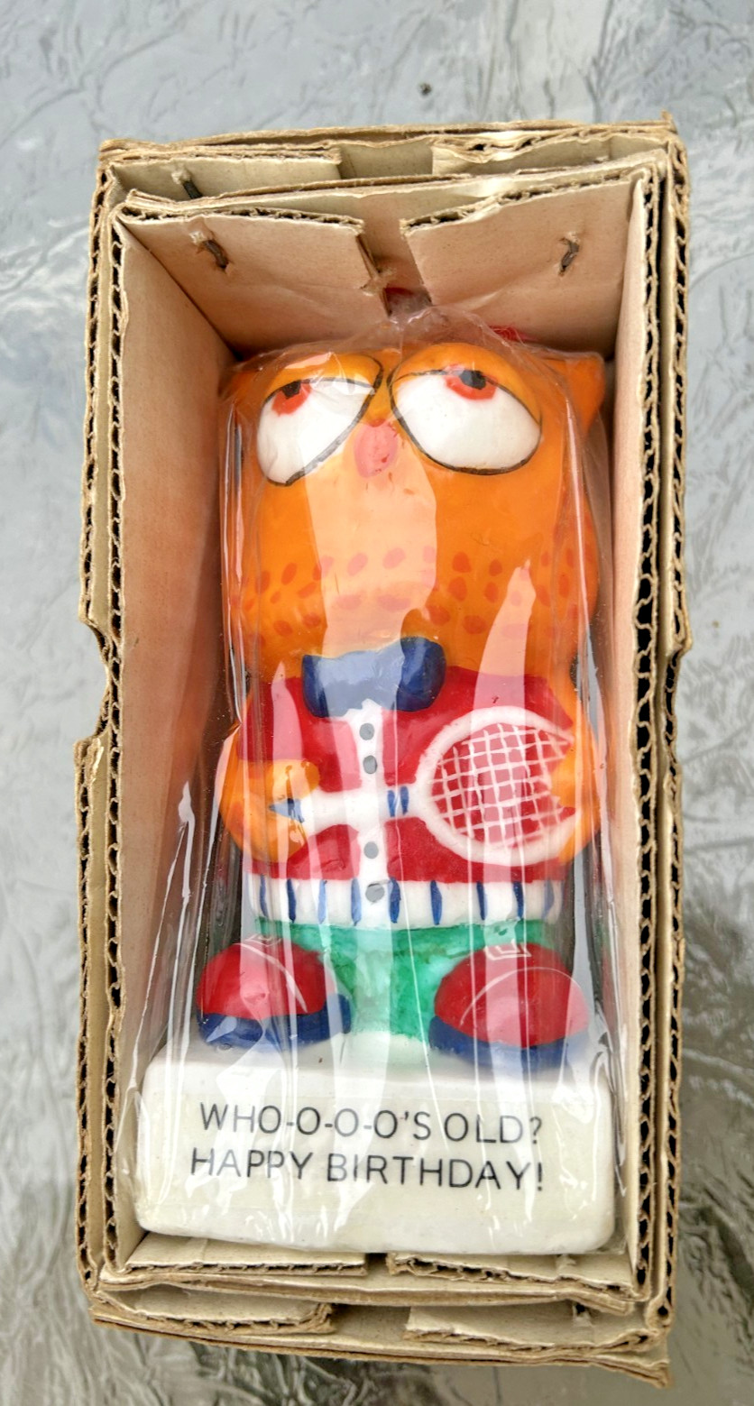 Vintage Novelty Birthday Candle Character 5\