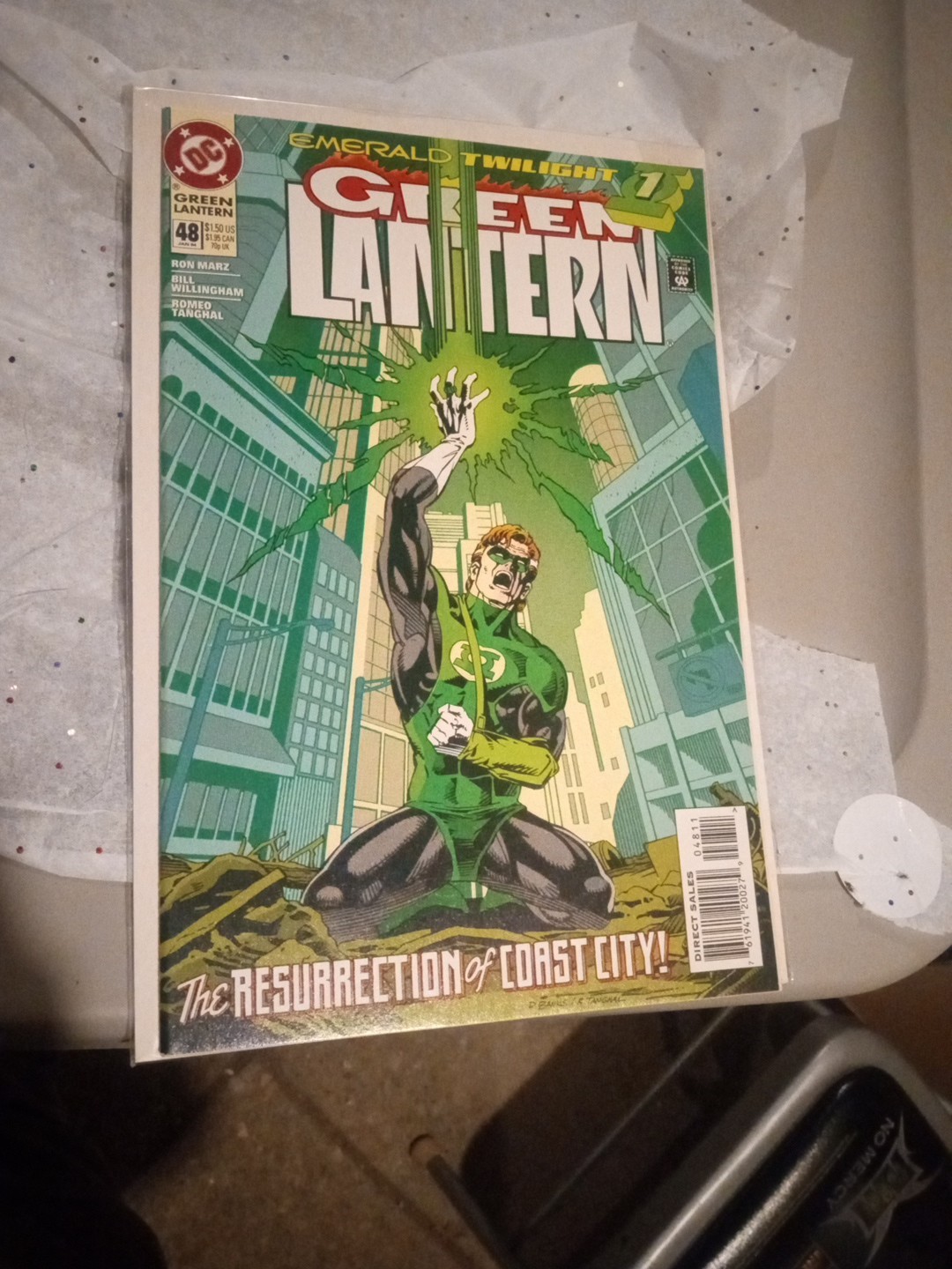 DC COMICS GREEN LANTERN #48 (1994) 1ST APPEARANCE OF KYLE RAYNER - HIGH GRADE DC COMICS GREEN LANTERN #48 (1994) 1ST APPEARANCE OF KYLE RAYNER - HIGH GRADE