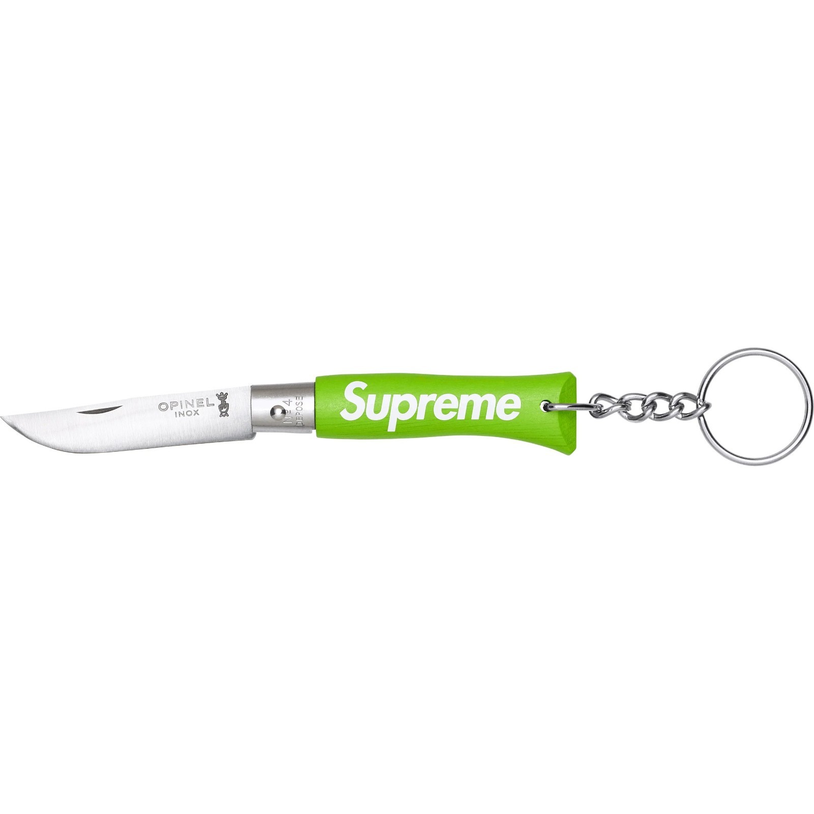 Supreme Opinel No. 4 Keychain Pocket Knife (Green)