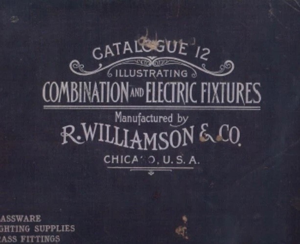 Antique GAS & ELECTRIC COMBO HUGE Catalog Research Light Lamp Sconce Chandelier