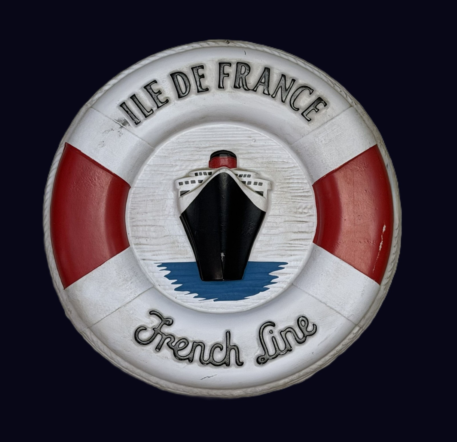 Original 1950s French Line ILE DE FRANCE Travel Agency 12\