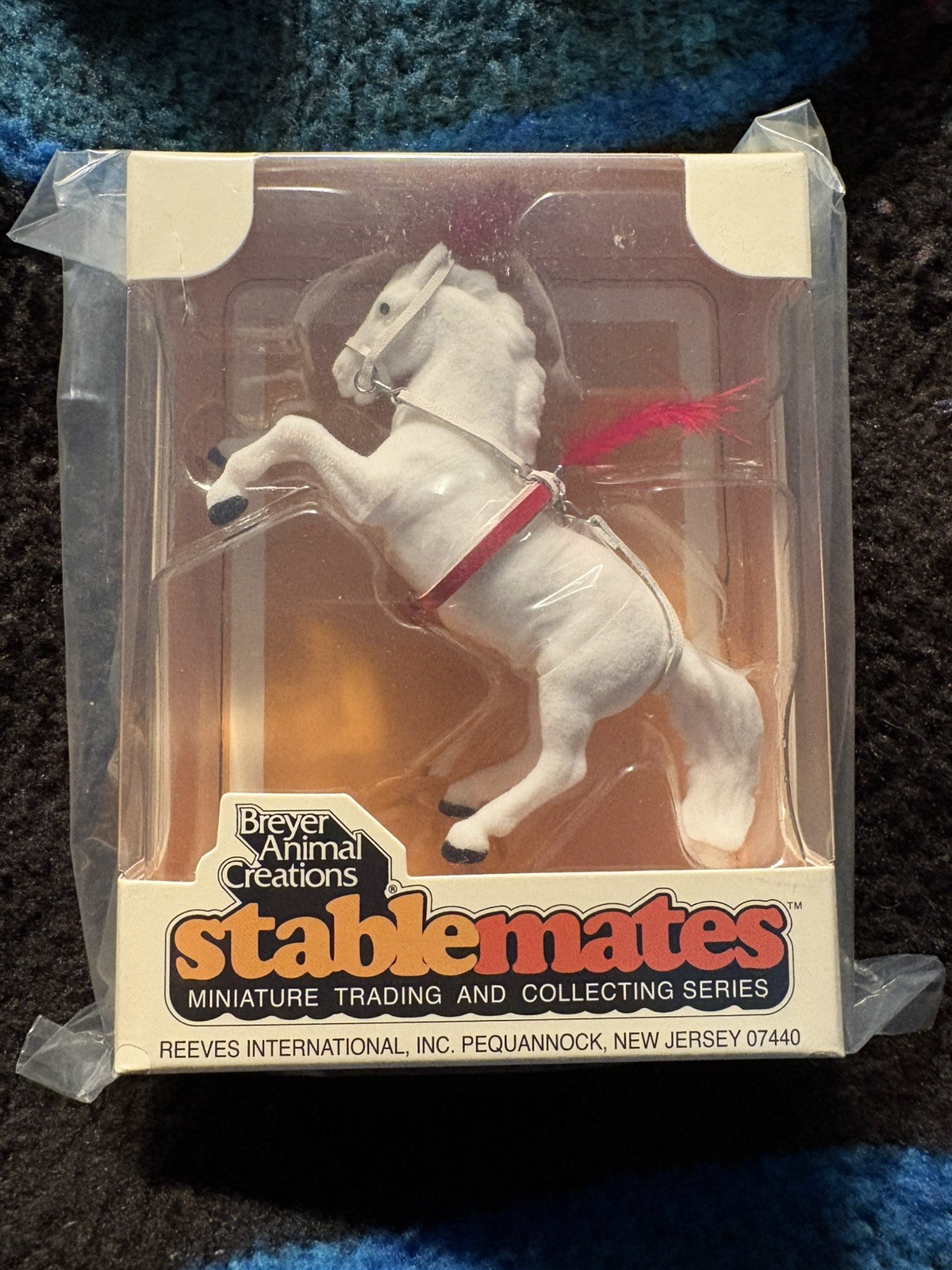 Breyer 2026 Stablemate Vintage Club Horse Flocked Lippizzaner Circus Fighter