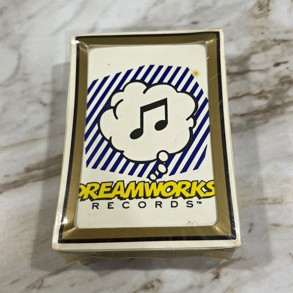 Vintage 90s DreamWorks Records Promo Playing Cards SEALED Roy Lichtenstein Art