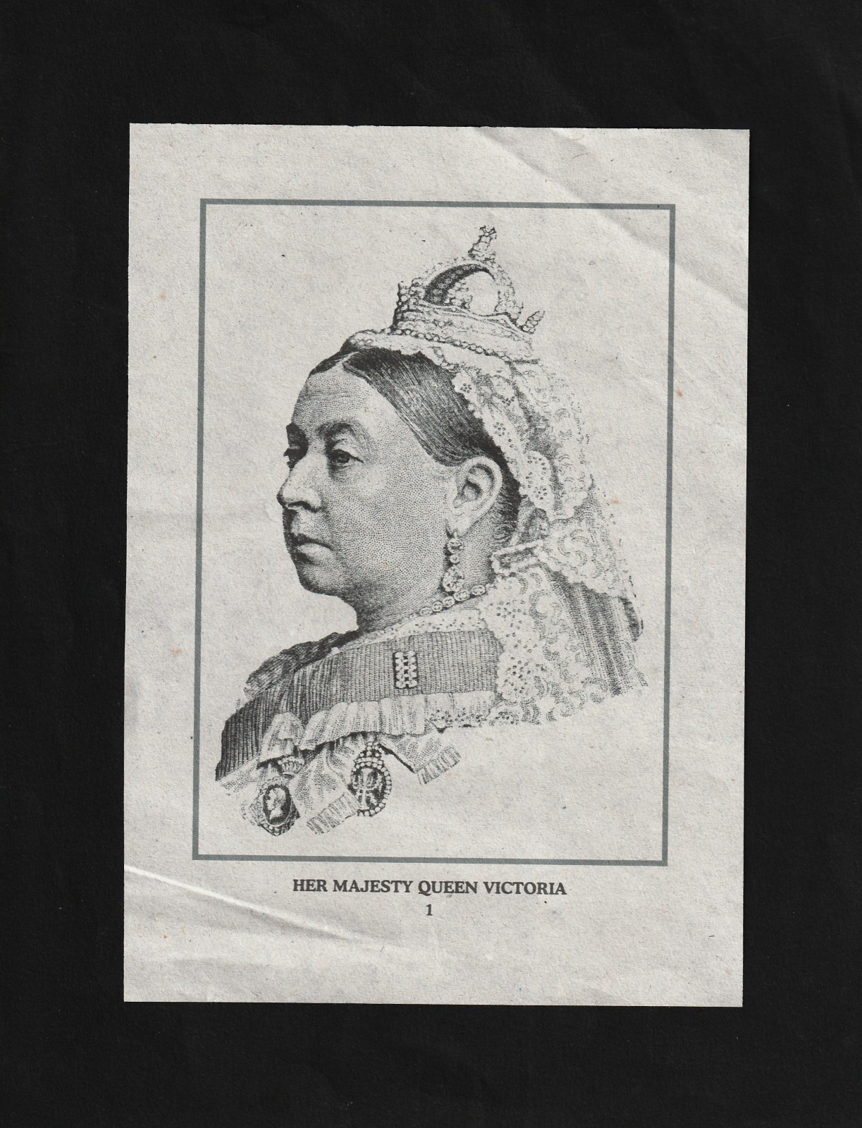 Set of 20 Replica portraits of H.M Queen Victoria, Queen of Great Britain
