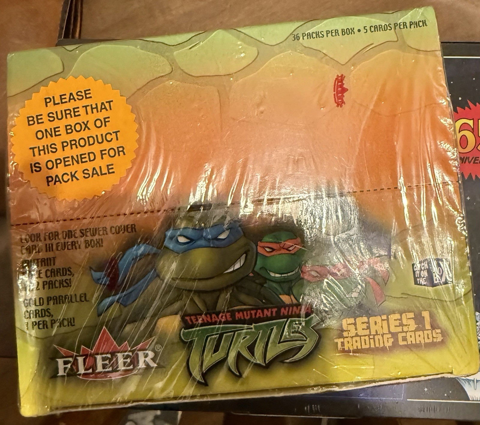 Teenage Mutant Ninja Turtles Box Series 1 Fleer 2003 Factory Sealed Teenage Mutant Ninja Turtles Box Series 1 Fleer 2003 Factory Sealed