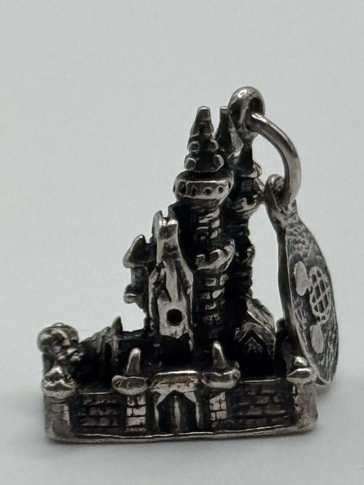 Vintage Walt Disney Productions Sterling Silver Cinderella Castle Charm
