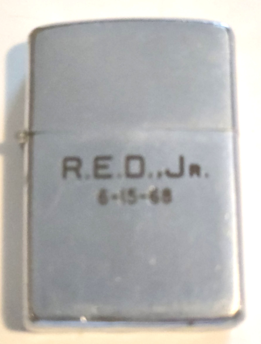 Vintage 1966 Zippo Lighter with Initials and Date