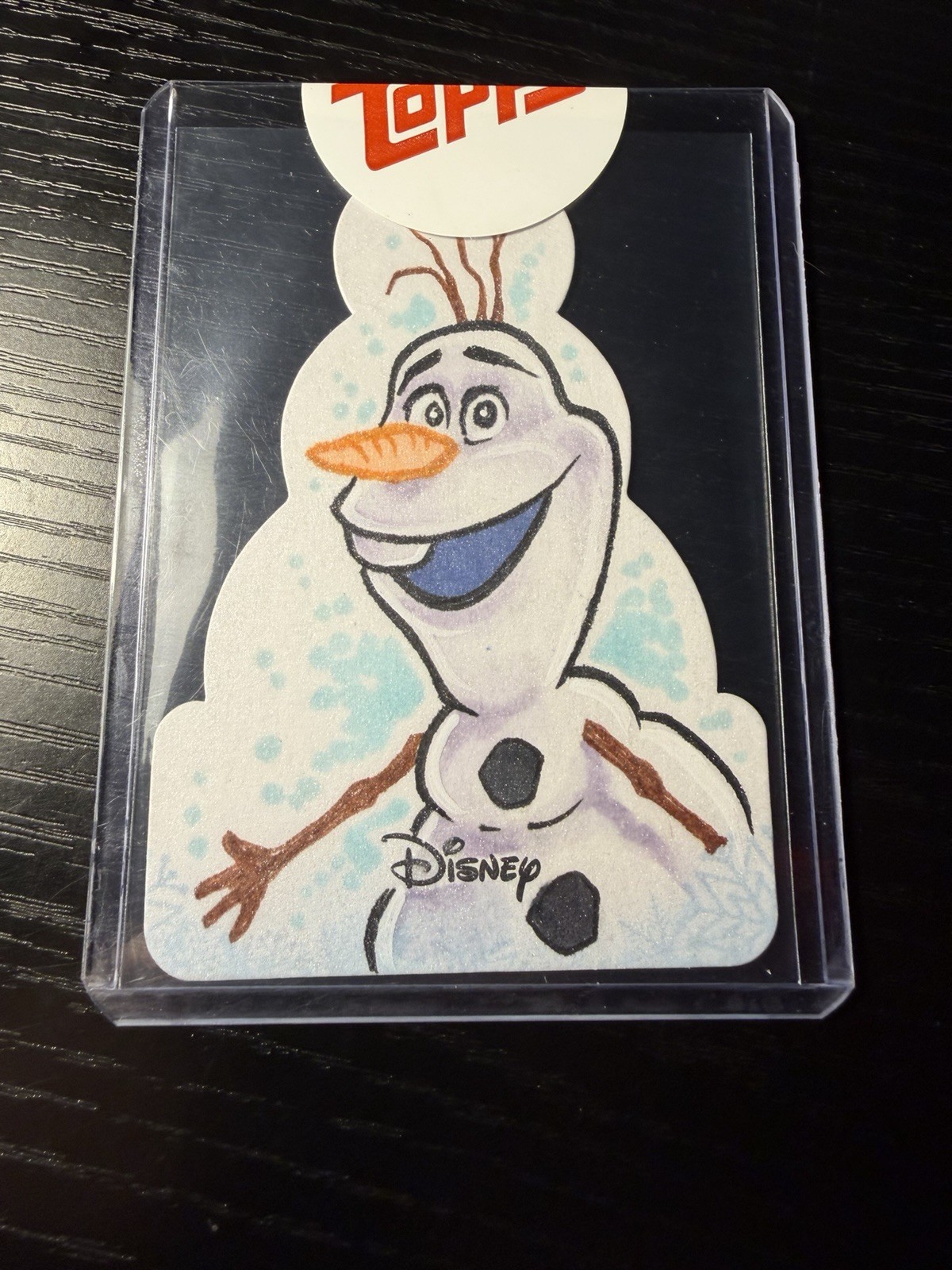 Build A Snowman 1/1 Sketch Disney Wonder 2025 Topps Sealed