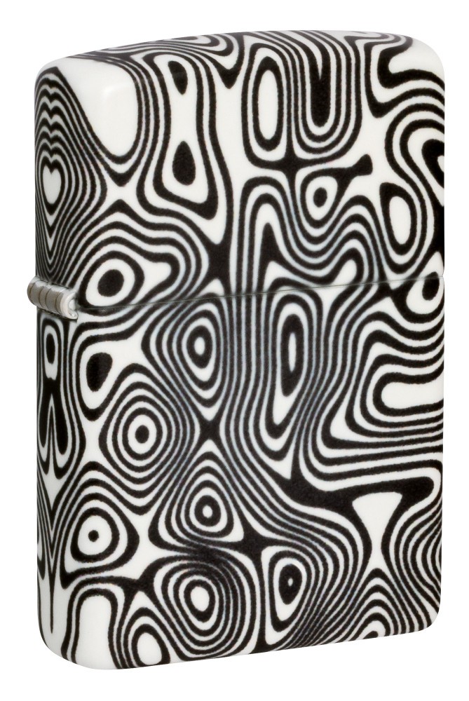 Zippo Glowing Swirls Design Glow in the Dark Windproof Pocket Lighter, 46012