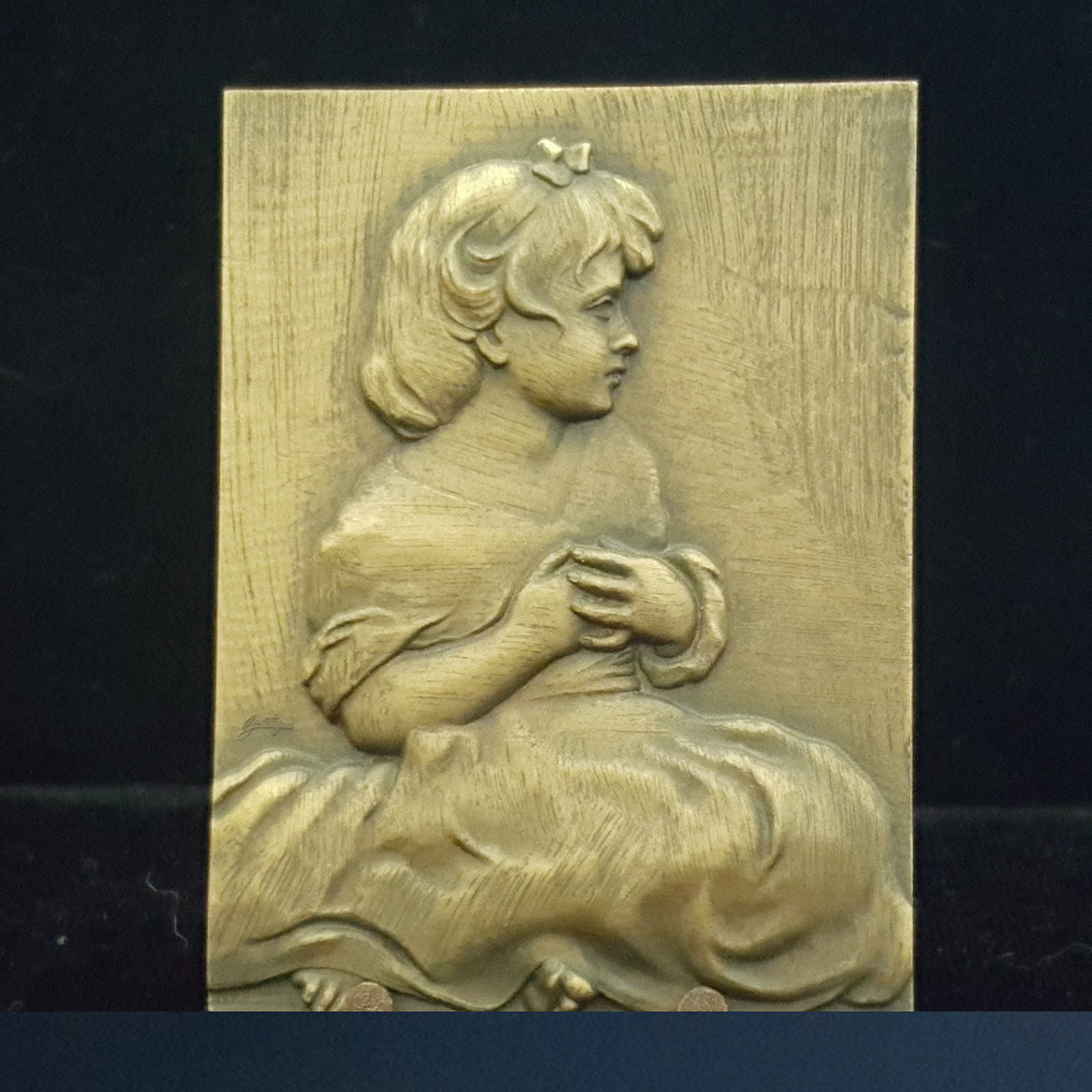 THE AGE OF INNOCENCE Bronze Medal Artist Joshua Reynolds English Painter