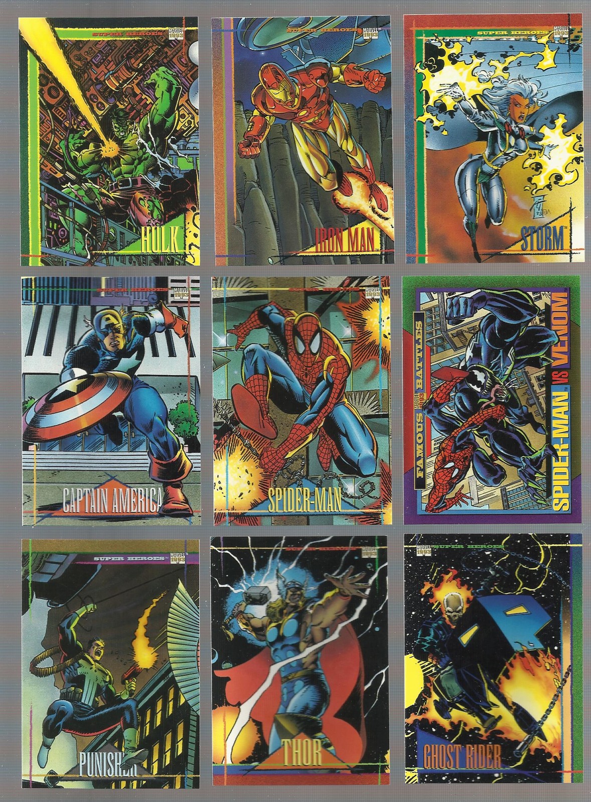 1993 MARVEL UNIVERSE SERIES 4 COMPLETE BASE CARD SET IMPEL SKYBOX MARVEL COMICS