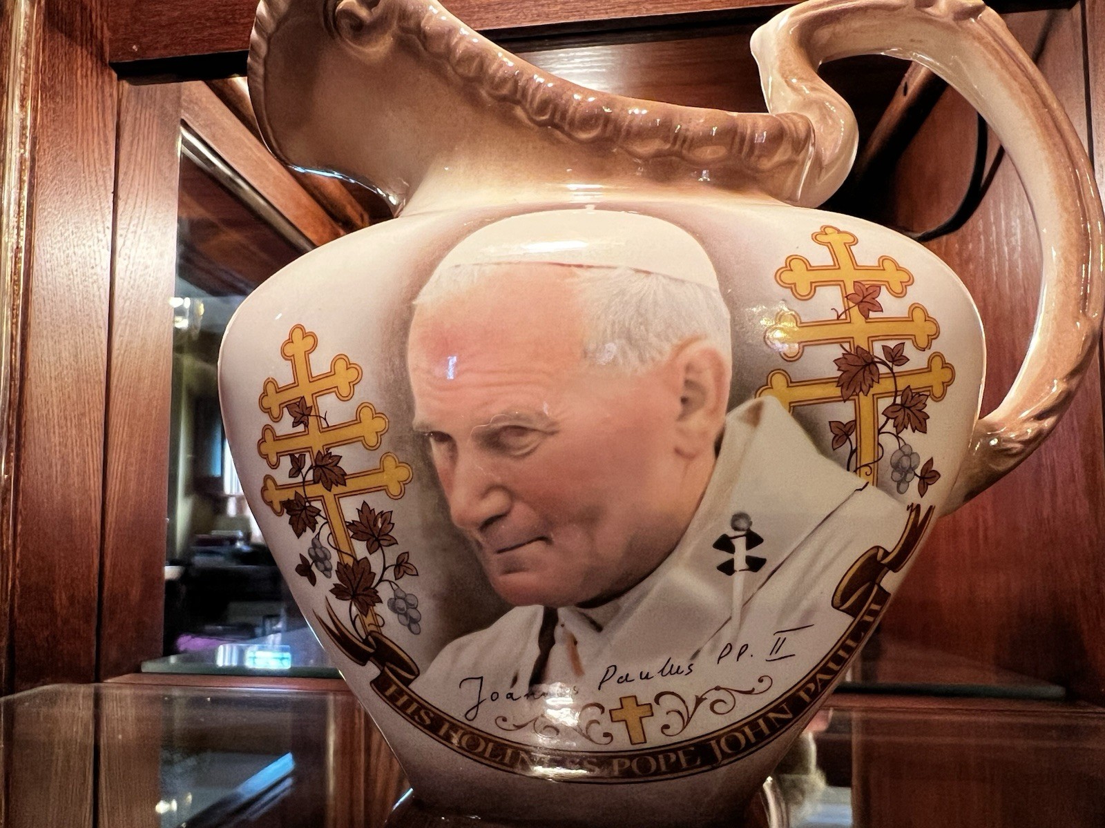 Vintage Pope John Paul II Pitcher