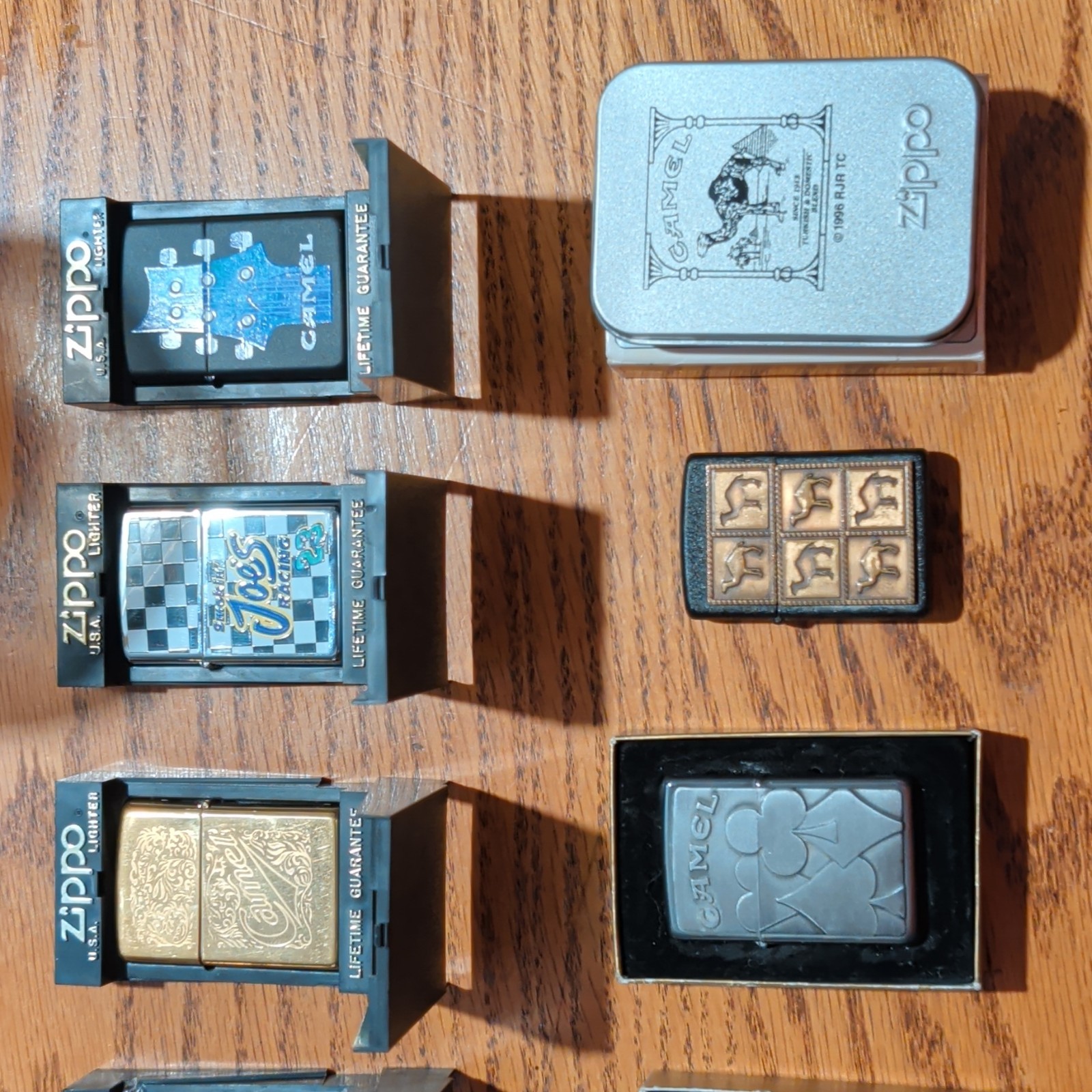 Lot of 8 Camel Zippo Lots