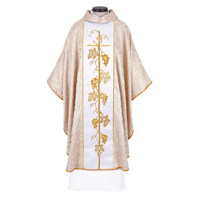 Gold Chasubles, Veneto Collection Chasuble and Stole, Gold Chasuble Vestment