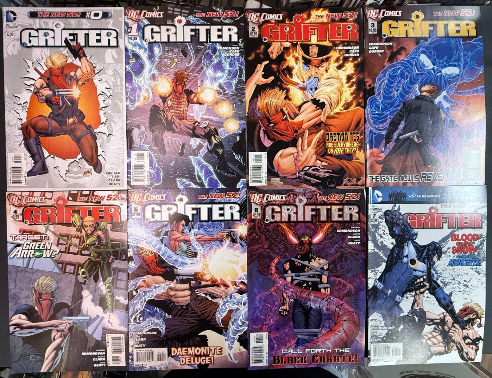 Grifter (2011) #0-16 Complete Run DC Comics VF/NM-NM