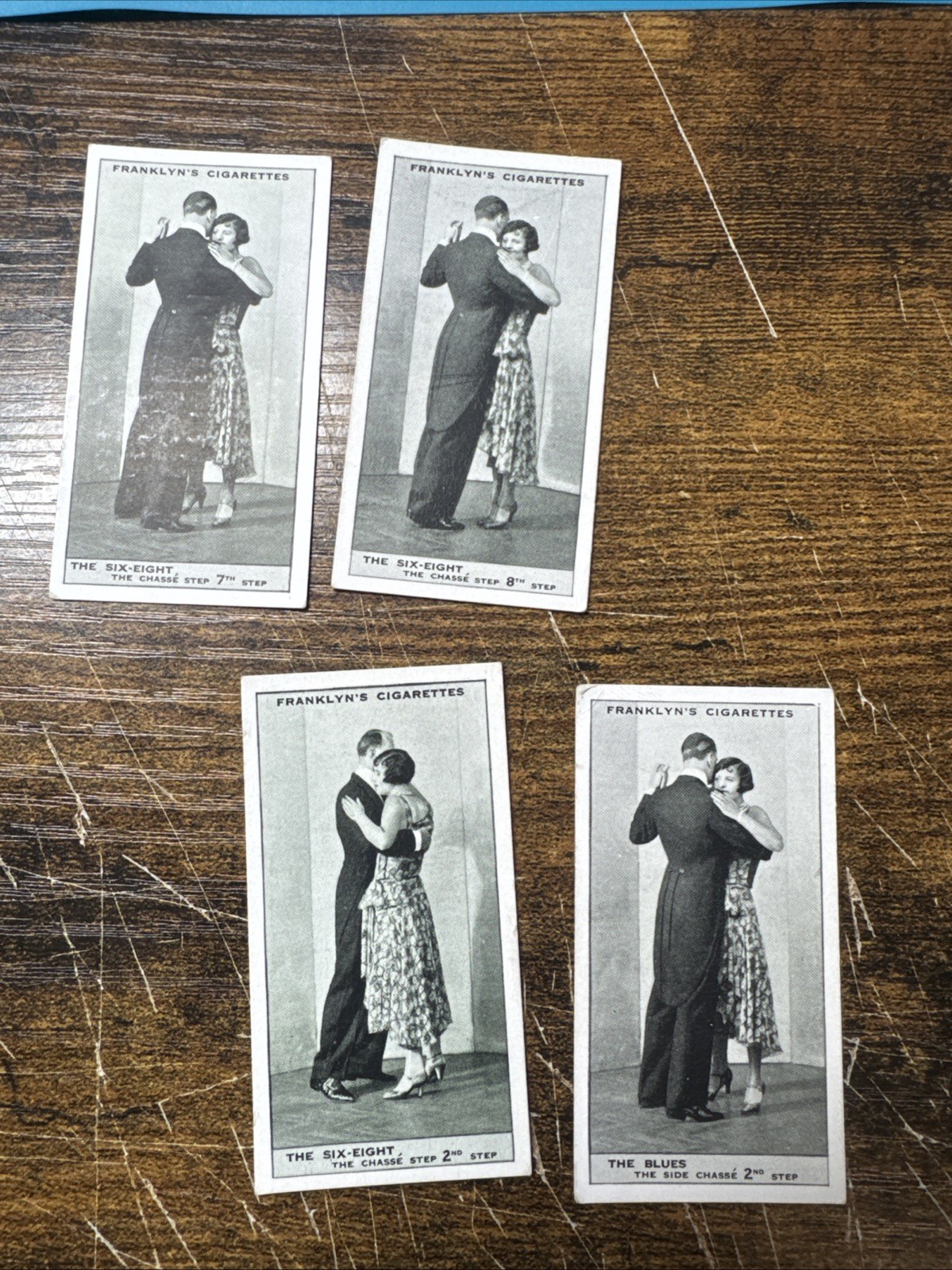 1931 Franklyn Davey Modern Dance Step Card Lot