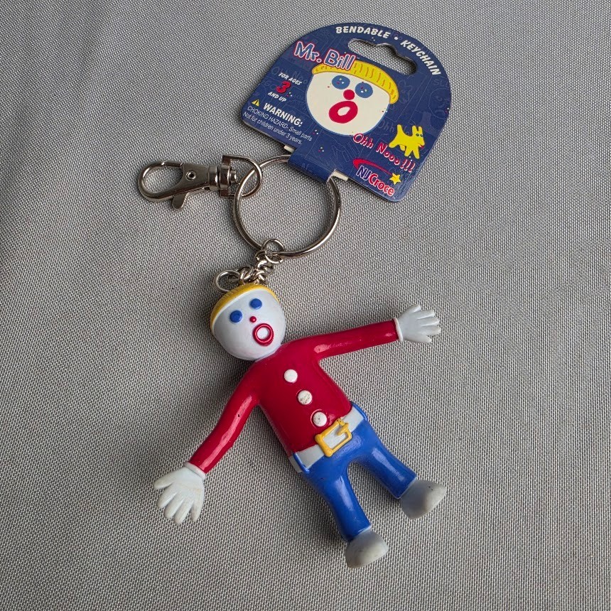 2008 Mr. Bill Bendable Keychain NJ Croce SNL Ohh Nooo Tag Attached