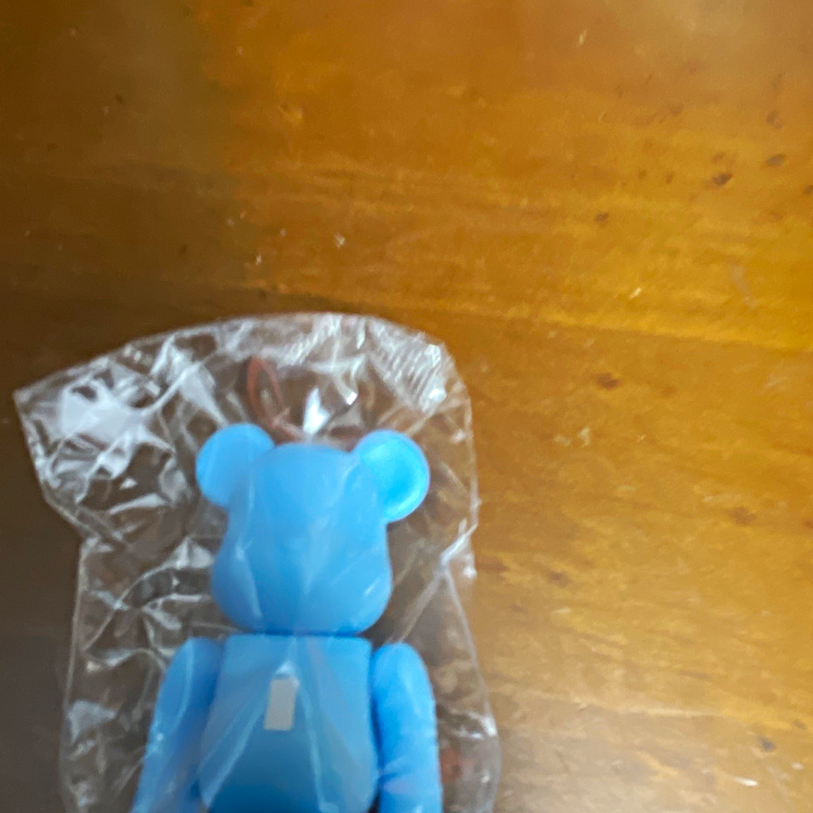 Medicom Toy Be@rbrick Blue Bear  I Art Toy Plastic Figure in Clear Bag